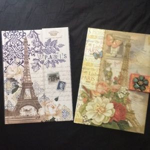 LAST CALL Pair of Paris-themed journals, new